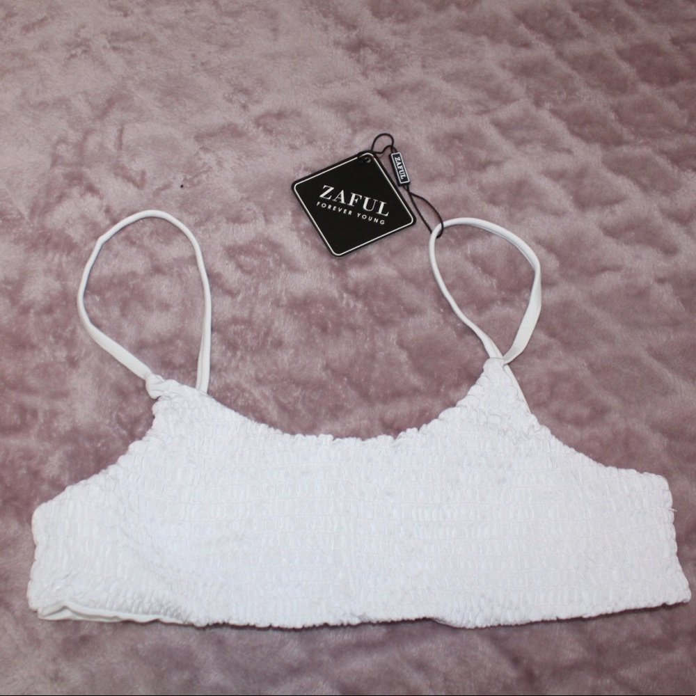Brand New White Bikini Top